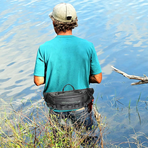 Fishing Fanny Pack for Men - Lightweight Fishing Sling Pack