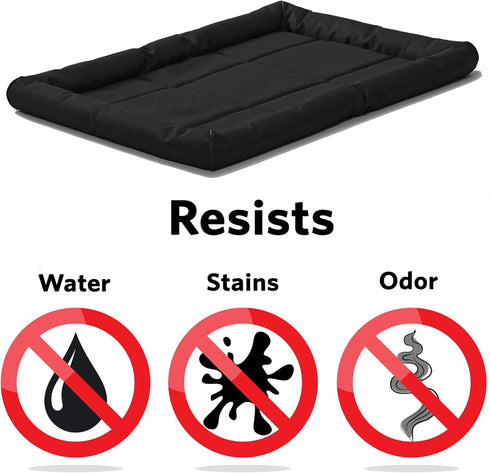 MidWest Homes for Pets Maxx Dog Bed for Metal Crates, 36-Inch, Black
