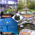 220 GPH Submersible Water Pump (800L/H, 15W), Ultra Quiet with 12 LED Colorful Lights for Fish Tank