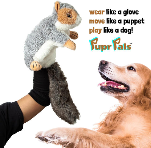 PuprPals Dog Toy Puppet with Tough Padding for Safe Interactive Play, Boredom-Busting Training and Exercise