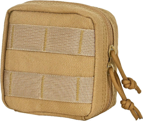 Tactical EDC Pouch - Micro Molle Utility Pouch for Mini Knife, Compass, Flashlight, Card Storage, Outdoor Gear