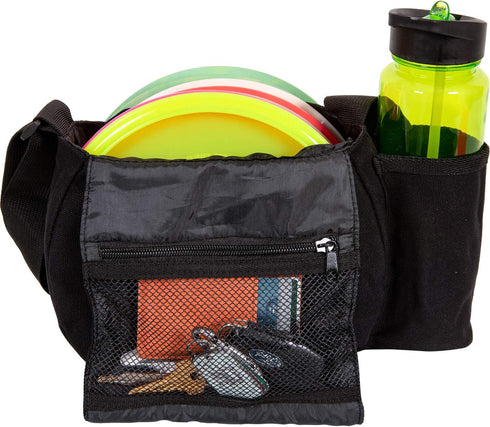 Westside Discs Sling Disc Golf Bag, 10-12 Disc Capacity, Heavy Duty 16oz Canvas for Beginners