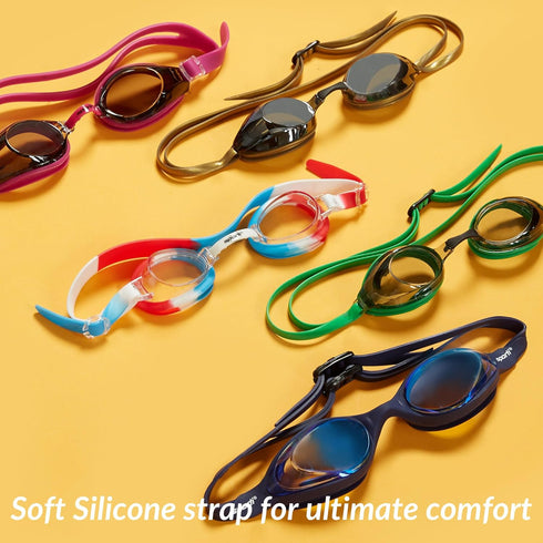 Sporti Junior Swimming Goggles, Unisex Swim Goggles for Kids, Safety for Pool, Beach, Anti Fog UV Protection
