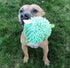 SmartPetLove Snuggle Puppy Tender-Tuffs Ball, Round Pufferfish Tough Dog Toy with Squeaker