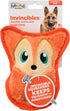Outward Hound Durablez Tough Plush Squeaky Dog Toy, Fox, Orange, XS