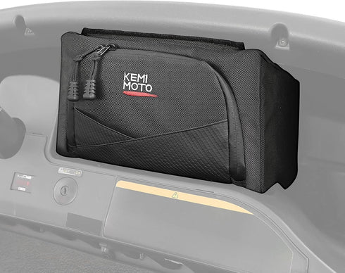 KEMIMOTO Golf Cart Dash Storage Bag - Compatible with Club Car Precedent, Waterproof, No Drilling