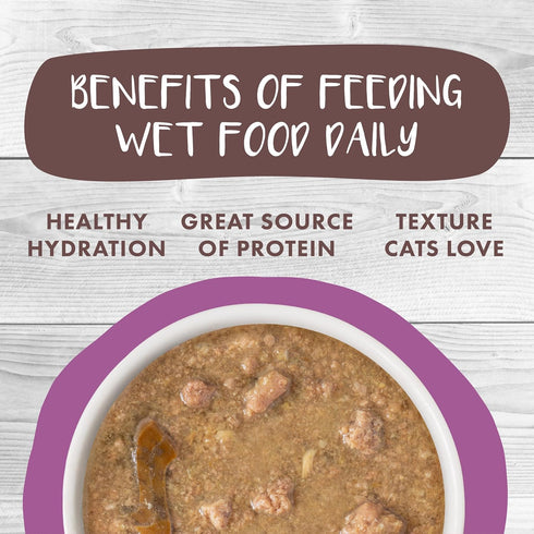 Weruva Classic Cat Stews! Stewbacca with Chicken, Duck & Salmon in Gravy, 5.5oz Can (Pack of 8)