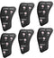 Watayo 4 Wheel Baseball Umpire Clicker, Black Umpire Indicator Gear for Scorekeeper Recording Outs & Innings