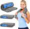 Microfiber Gym Towels, 3 Pack Grey Sweat Towels, 16 x 27 Inch