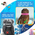 Kids Swim Goggles with Nose Cover, Diving Mask and Mesh Bag with Ear Plugs