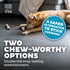 Outward Hound Dogwood Durable Chew Toys, Real Wood & Calming Hemp, 2-Pack, Medium