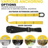 Home Resistance Training Kit, Full-Body Workout with Suspension Trainer Straps, Door Anchor, Handles, Carrying Bag