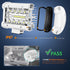 2PCS 4 Inch Sailboat Nilight Marine LED Light Pods Navigation Lights White Spot Flood Combo Ponton Boat Deck Dock