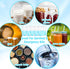 20 1.3 26 Zubebe Pcs x Gallon Water Container Bags Collapsible Emergency Container Bag Gallon Freezable Bpa Free Food