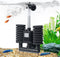 TARARIUM Electric Power Double Sponge Filter for 5-20 Gallon Fish Tank, Quiet Low Flow Foam Filter