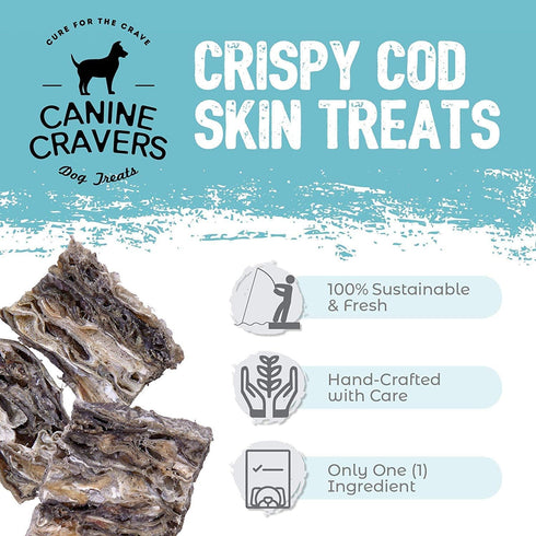 Canine Cravers Single Ingredient Dog Treats, Healthy and Nutritious Human Grade Air Dried Hypoallergenic Pet Food,