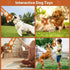 Large Tough Squeaky Dog Toys, Interactive Tug-Pull Plush Chew Toys for Small, Medium, and Large Dogs