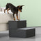 ZINUS Easy Pet Stairs/Pet Ramp/Pet Ladder, X-small, Grey