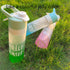 Tmeng 2 1 22 OZ Misting Water Bottle, in Large Capacity,Wide Mouth Leak Proof,Workout Water Bottle,Used