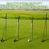 U Shaped Golf Club Holder Keeps Your Clubs Clean Dry Visible, Soft Rubber Covered Metal Easy to Carry