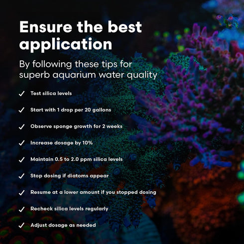 Brightwell Aquatics SpongExcel – Ionic Silica Solution for Marine Aquariums, 125 ml