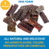 1 Pound Beef Dog Treats: 100% Natural Healthy Chews for Dogs, All Natural Jerky Meat