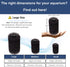 2-Pack 5-20 UNEAK Large Premium Pre Filter Sponge Aquarium Intake High-Porosity Foam Roll Fish Tank Shrimp Beta Baby