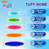 Hartz Chew 'n Clean Tuff Bone Tough Dog Chew Toy, Large, 3 Pack