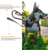 EXCELLENT ELITE SPANKER Bungee Dog Leash, Tactical Nylon Adjustable No Pull Leads Rope with 2 Control Handles
