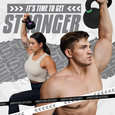 Yes4All Kettlebell Weights, Cast Iron Kettlebells for Strength Training and Full-body Exercises