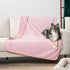 60x80 PetAmi Waterproof & Pee Proof Dog & Cat Blanket - Reversible, Soft, Washable - Medium/Large Dogs & Puppies - Pink