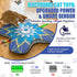 OPDEKEHA Interactive Cat Toy for Indoor Cats, Touch Activated Automatic Electronic Cat Toy with Sound On/Off, Dual