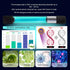 TAISHAN 9W LED Aquarium Clean Light, Algae Bloom Cleaner for Fish Tank, Submersible with Timer, Waterproof Clean Lamp