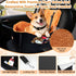 4" 35lbs Vivifying Dog Car Seat for Small and Medium Dogs, Booster Pet Car Seat with Safety Strap, Plush Travel Dog Bed