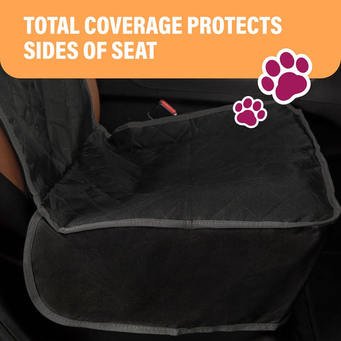 Active Pets Dog Car Seat Cover, Waterproof Front Seat Protector for SUV Truck Sedan, Pet Safety Travel Comfort System