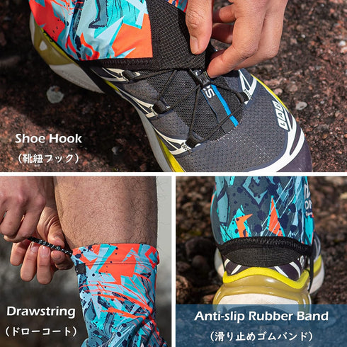 TRIWONDER Gaiters - Low Lightweight Waterproof Ankle Gaiters for Hiking Walking Backpacking