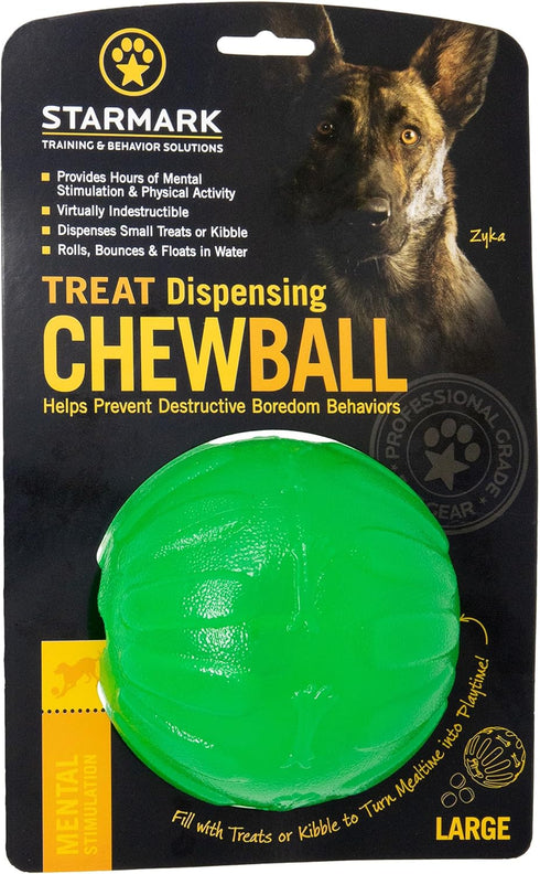 Interactive Chew Ball for Dogs - Large Size