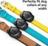 Airtag Dog Collar Holder 2 Pack, Super Waterproof Mount for Apple AirTag, Fits All Pet Width Collars for Dogs