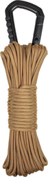 GEAR AID Fire Strand 550 Paracord - 7 Strand Tinder Cord for Camping and Survival, Coyote, 50 ft