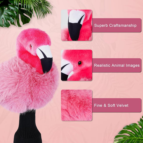 mytag Funny Golf Club Head Covers - Animal Plush Driver Headcover