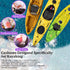 NEW-Vi Anti-Slip Kayak Seat Cushion - Waterproof Thicken Gel Pad for Sit in Kayak Chair Accessories
