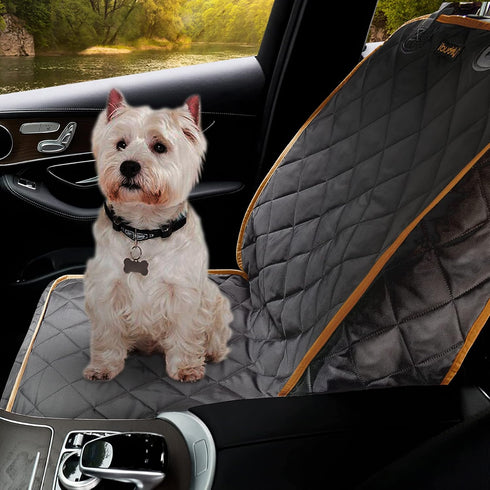 iBuddy Front Seat Cover for Dogs Waterproof Car Seat Cover Protects Seats from Hair, Dirt, and Liquid Messes Scratch