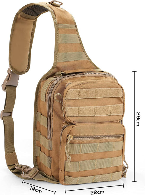 Gogoku 3 Pack Molle Pouch Combo - Tactical Water Bottle Holder - Compact Utility Waist Bag Pack