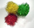 Bushy Sparkle Ball Cat Toy, 24 Pack Interactive Glitter Pom Pom Balls for Kittens