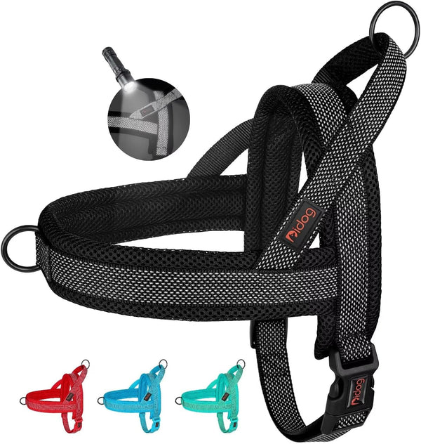 Didog No Pull Dog Harness with Breathable Mesh Padded, Full Reflective & Quick Fit Adjustable Vest for Dogs