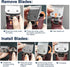 10# Pet Grooming Clipper Replacement Blades, Detachable Blades Compatible with Andis/Wahl/Oster Dog Clippers