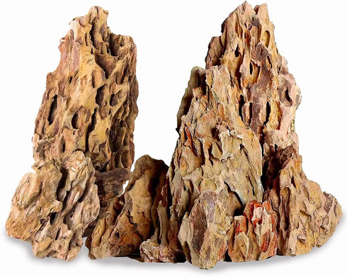 Seiryu Rock Stone - 2-6 inches for Aquariums, Landscaping Model, Tank Decoration (10lb)