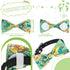 16 Pcs Dog Bow Ties Slide Dog Collar Bows Summer Hawaiian Styles Dog Collar Attachment Bows with Rubber Bands Dog Bow Ties for Large Dogs Spring Summer Grooming Independence Day (Fresh Style)