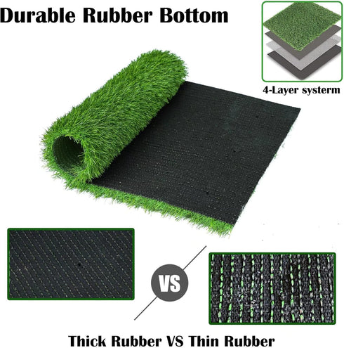 34" 23" GLOBREEN x Fake Grass Pee Pad for Dogs Potty Training Turf Pets Mat - Indoor Outdoor Use