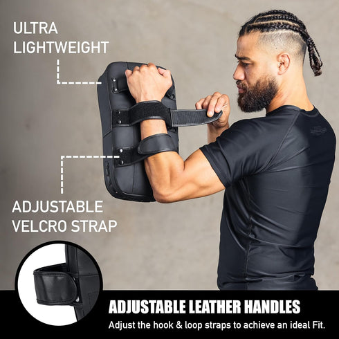 MMA, Elite Sports Muay Thai Kickboxing Training Pad for Kickboxing, Taekwondo, Karate. Ideal for Punches, Knees